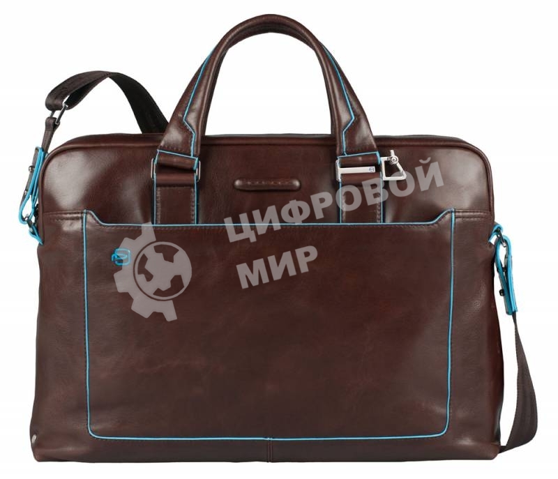 Сумка для ноутбука Piquadro Blue Square CA3335B2/MO коричневый натур.кожа