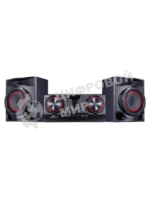 Мини-аудиосистема LG CJ44 черный 480Вт FM USB BT