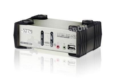 Переключатель ATEN CS1732B(-A7-G) переключатель 2 Port USB2.0 KVMP Switch with OSD