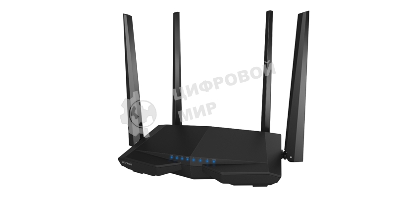 Маршрутизатор Tenda AC6 AC1200 Двухдиапазонный, Wi-Fi маршрутизатор, 4*5 дБи внешние антенны