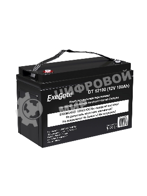 Аккумуляторная батарея ExeGate DT 12100 (12V 100Ah, под болт М6)