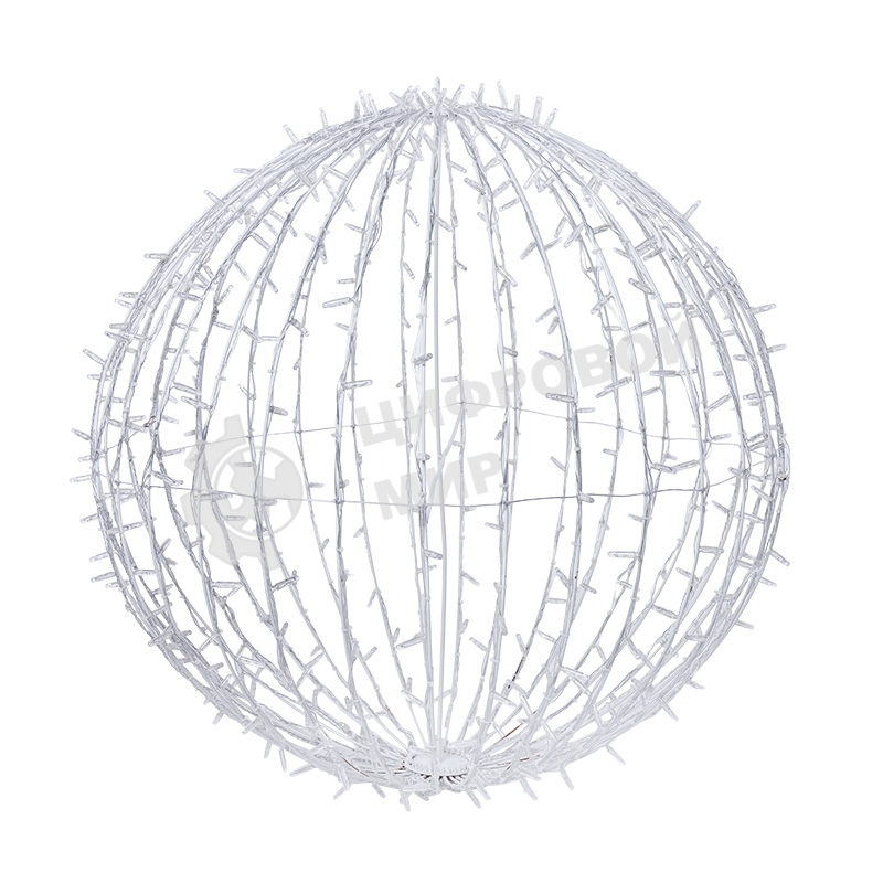 Шар светодиодный Neon-night 230V, диаметр 80 см, 450 светодиодов, эффект мерцания, цвет белый