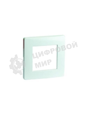 Рамка 1-м 2мод. Brava белый ДКС 75010W