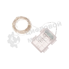 Гирлянда Neon-night Роса 10м, 100 LED, теплый белый, IP44, на батарейках 3хАА, с пультом 8 режимов