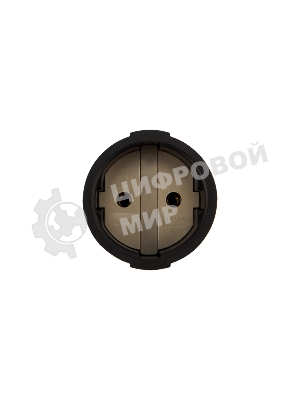 Розетка разборная Rexant без з/к 10А черная