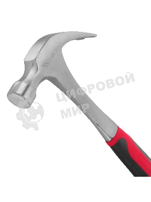 Молоток-гвоздодер Matrix 10460, 450 г, цельнометаллический, двухкомпонентная рукоятка
