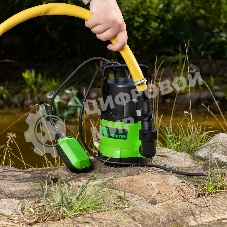 Дренажный насос Сибртех для чистой воды СДН300-5 300 Вт напор 65м 6500 л/ч