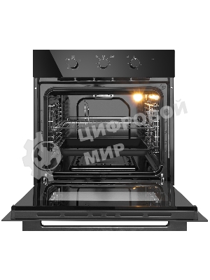 Шкаф духовой газовый с электрическим грилем Maunfeld MOGS703B2, встраиваемый