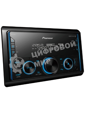 Автомагнитола Pioneer MVH-S425BT, 2 DIN, Bluetooth, USB Type-A, AUX, пульт ДУ