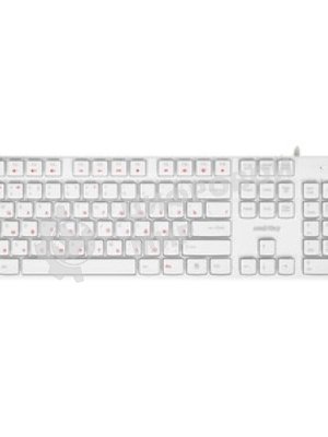 Клавиатура проводная мультимедийная Smartbuy ONE 238 USB белая (SBK-238U-W)/20