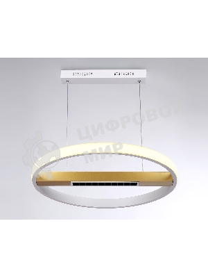 Светильник Ambrella light FL51488 WH/GD белый/золото 62W 3000K-6400K D600*1000 (ПДУ ИК)