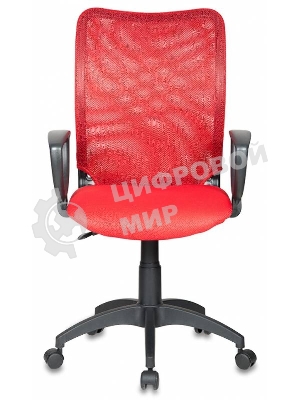 Кресло Бюрократ Ch-599/R/TW-97N красный, сетка, 120 кг, механизм качания