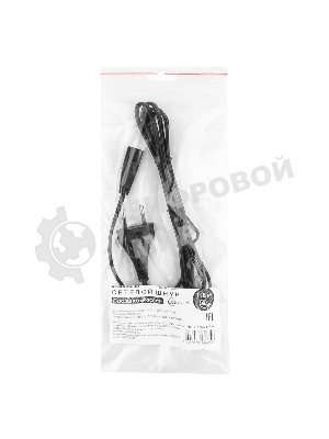 Кабель питания для ноутбуков, аудио/видео техники Cablexpert/Gembird PC-184/2-1.8М, 1.8м, 2-pin, черный, пакет