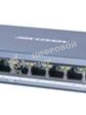 Коммутатор Hikvision DS-3E0109P-E/M(B), 8×100 Мбит/с PoE+ + 1×100 Мбит/с, неуправляемый