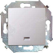 Механизм выключателя 1-кл. СП Simon15 16А IP20 с индик. бел. Simon 1591104-030