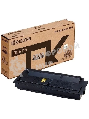 Картридж лазерный Kyocera TK-6115 (1T02P10NL0) черный для M4125idn/M4132idn 15000 стр.