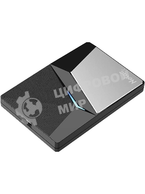 Внешний SSD Netac Z7S, 120 Gb, USB 3.2 Gen 2 Type-C, R/W 550/480, черный