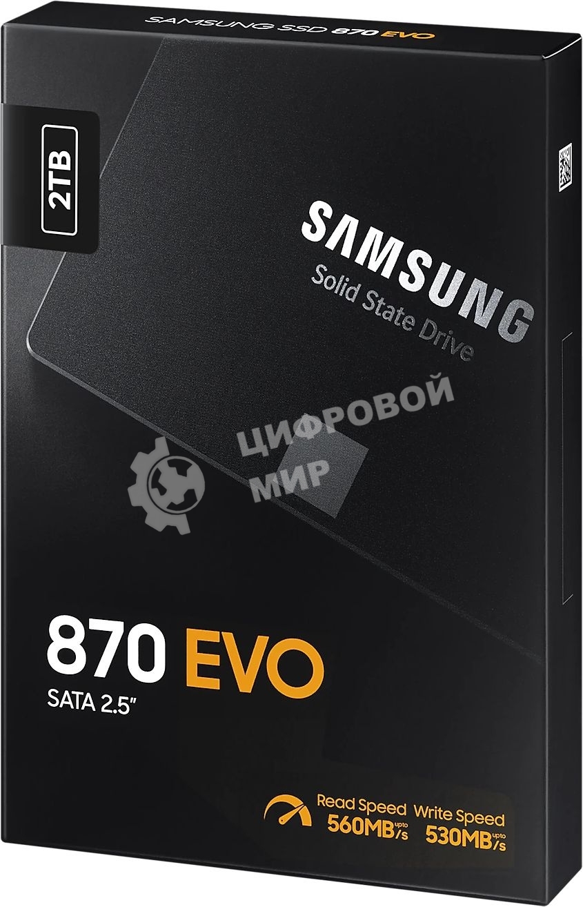 Накопитель SSD Samsung 2Tb 870 EVO Series MZ-77E2T0B/EU
