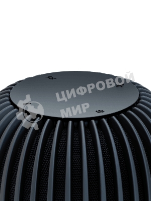 Умная колонка Sber SberBoom, 40Вт, стандартная, 1 динамик, Мультирум, Стереопара, Wi-Fi, Bluetooth 5.0, Салют, черный