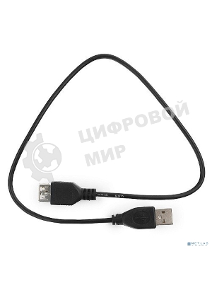 Кабель-удлинитель Гарнизон USB 2.0, AM/AF, 1м, пакет (GCC-USB2-AMAF-1M)