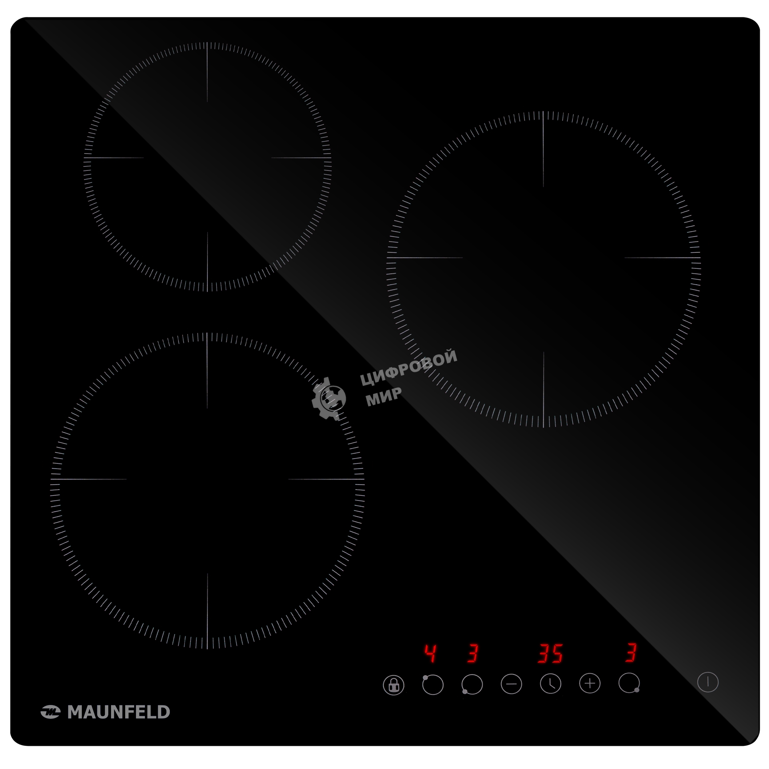 Электрическая варочная панель Maunfeld AVCE453BK