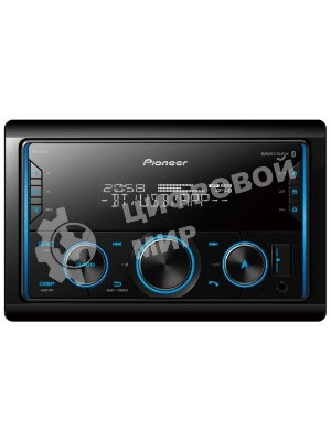 Автомагнитола Pioneer MVH-S425BT, 2 DIN, Bluetooth, USB Type-A, AUX, пульт ДУ