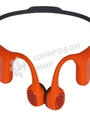 Наушники Mojawa Aerra Activa ENC черно-оранжевый, костная проводимость, Bluetooth, до 8 ч