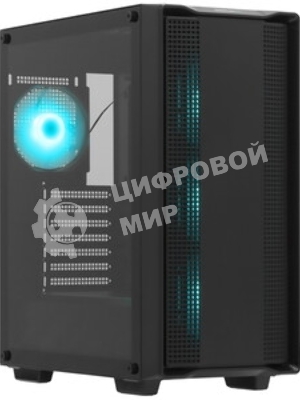 Компьютерный корпус Deepcool CC560 V2 черный без БП ATX 4x120мм 1xUSB 2.0 1xUSB 3.0 audio bott PSU