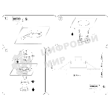 Светильник Ambrella light TN1142 BK черный IP44 GU5.3 D95*38
