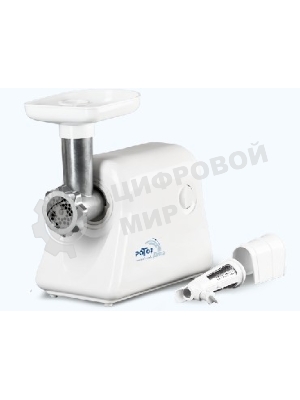 Мясорубка электрическая Ротор Дива-Р ЭМШ 35/300-2 белый, 1500 Вт, 0.6 кг/мин, реверс, насадки - 2