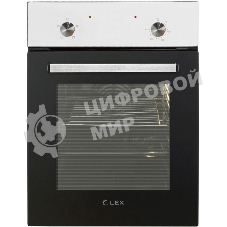 Духовой шкаф электрический LEX EDM 4540 IX нержавеющая сталь/черный, встраиваемый