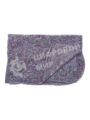 Салфетка для пола HomePalisad х/б, 600x700 мм, серая