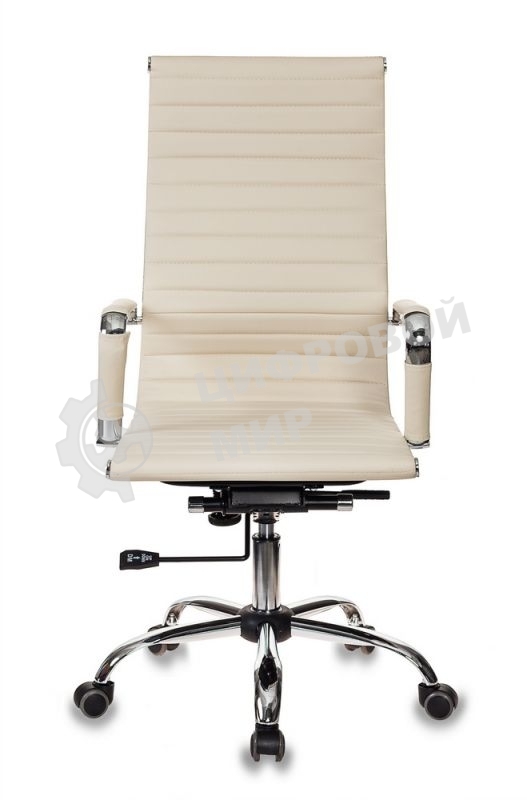 Кресло руководителя Бюрократ CH-883/IVORY слоновая кость, искусственная кожа, крестовина хром (упаковка из 2х шт)