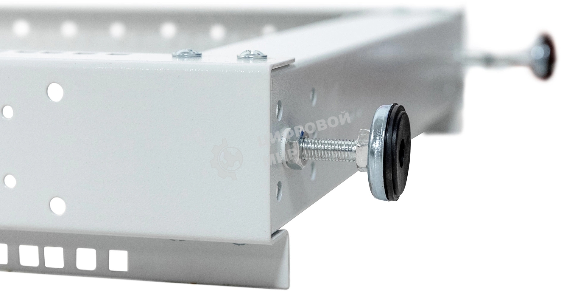 Стойка двухрамная NTSS NTSS-2POR24U/600-1000 24U 550 мм x 1000 мм 600 кг серый