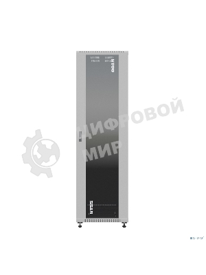 Шкаф серверный NTSS Премиум (NTSS-R42U6080GS) напольный 42U 600x800мм пер.дв.стекл металл 900кг серый IP20 сталь
