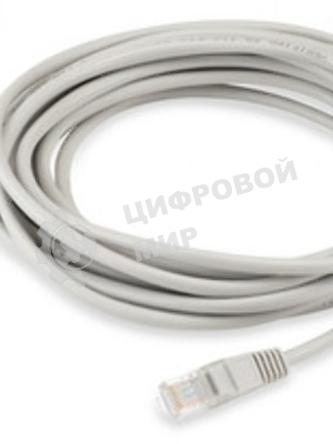Патч-корд Buro UTP 4 пары cat.5e CCA molded 5м голубой RJ-45 (m)-RJ-45 (m)