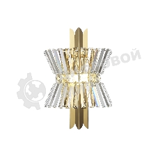 Настенный светильник Ambrella light LH41029/2 BS/CL латунь/прозрачный E14*2 max 40W 310*180*460