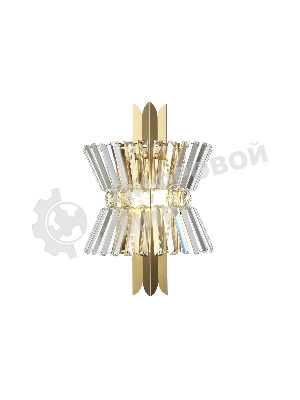 Настенный светильник Ambrella light LH41029/2 BS/CL латунь/прозрачный E14*2 max 40W 310*180*460