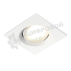 Светильник Ambrella light TN1143 WH белый IP44 GU5.3 95*95*38