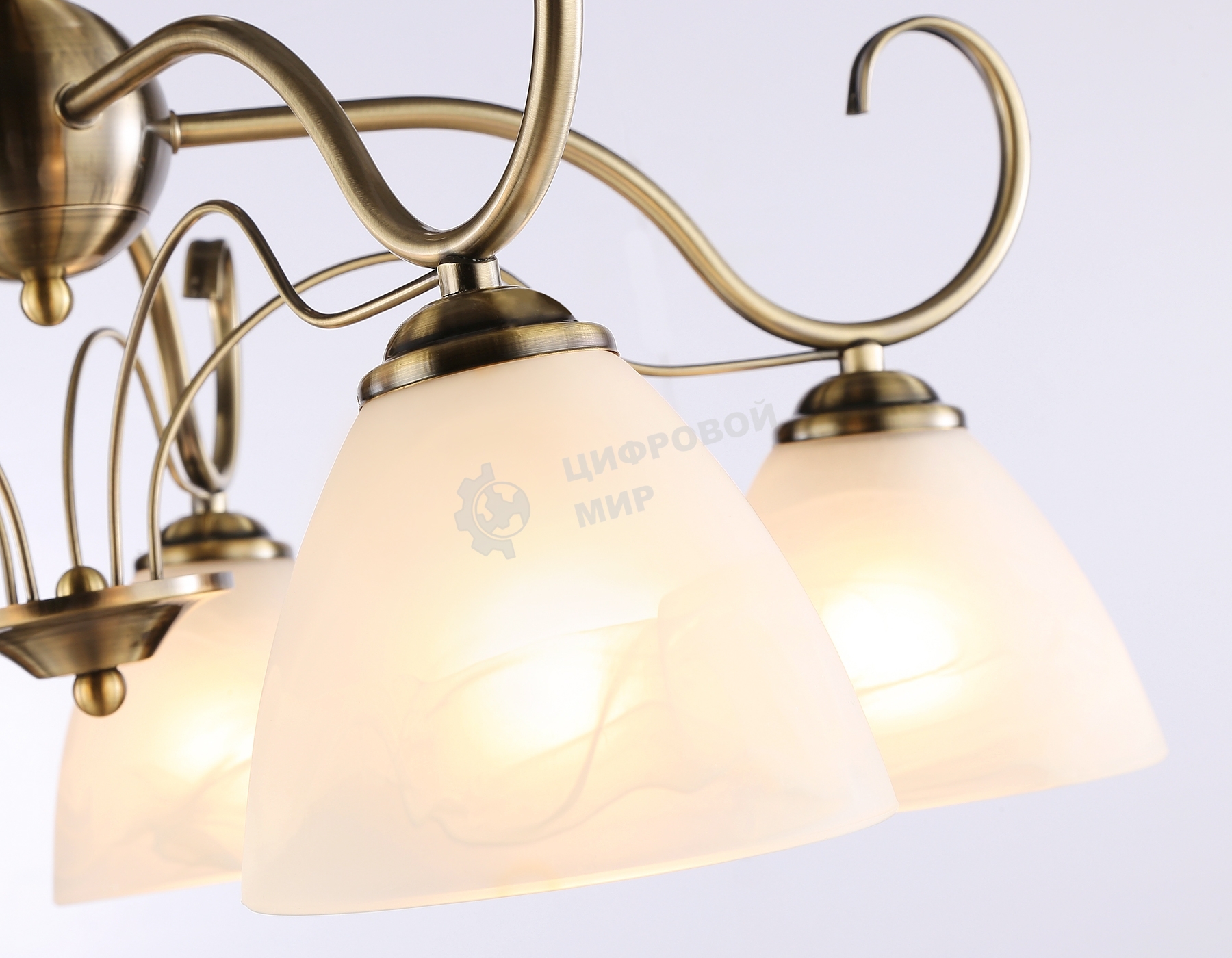 Светильник Ambrella light TR3046/5 SB/FR бронза/белый матовый E27/5 max 40W D595*285
