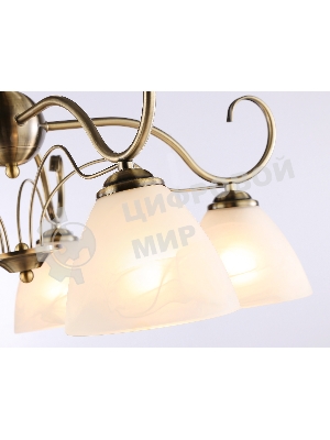 Светильник Ambrella light TR3046/5 SB/FR бронза/белый матовый E27/5 max 40W D595*285