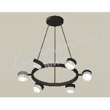Светильник Ambrella light XB9193250/6 SBK/CL черный песок/прозрачный GX53 (C9193, N8480)