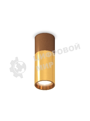 Светильник Ambrella Light XS6327060 PYG/SCF золото желтое полированное/кофе песок MR16 GU5.3 (C6304, C6327, A2010, N6113)