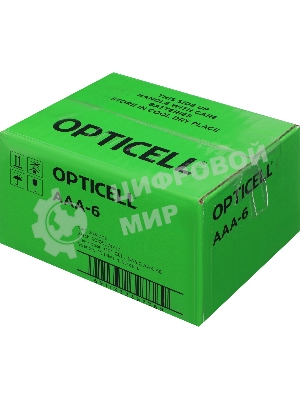 Элемент питания алкалиновый AAA/LR03 (блист. 6шт) Basic Opticell 5051007