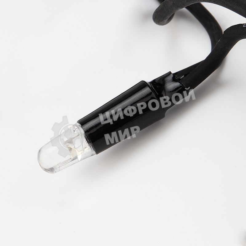 Гирлянда Neon-night Айсикл (Бахрома) светодиодная 3,2х0,9 м, 120 LED, черный провод каучук, теплое белое свечение