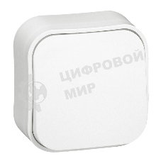 Переключатель 10A одноклавишный (Слоновая кость) Legrand 782234