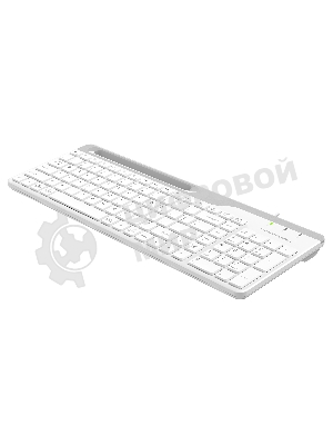 Клавиатура проводная A4Tech Fstyler FK25, USB, белый/серый