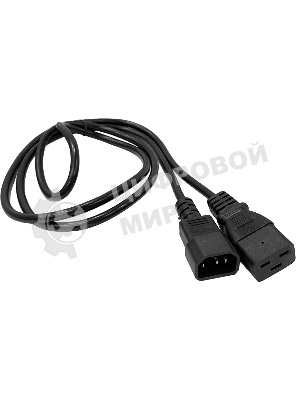 Шнур питания Lanmaster LAN-PP19/14-7.0-BK C19-С14 проводник.:3x0.75мм2 7м 220В 10А черный