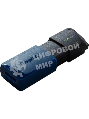 Флешка USB Kingston DataTraveler Exodia M (DTXM/64Gb), 64Gb, USB 3.0, R/W 70/45, черный/синий