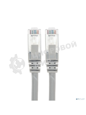 Патч-корд F/UTP Rexant cat.6, RJ45-RJ45, экранированный, 26AWG, LSZH, серый, 3 м